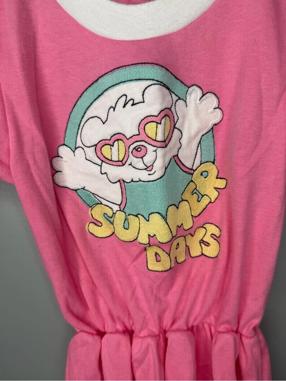 Carter’s Vintage 90s Summer Days Graphic Ringer T-Shirt Dress